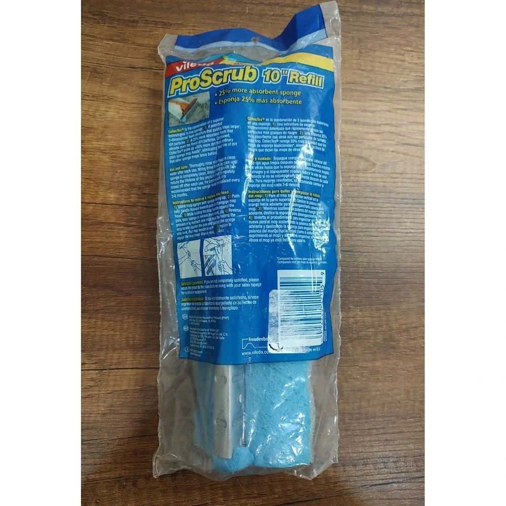 O-Cedar ProScrub Roller Mop Refill Wave Sponge Sealed Discontinued NOS A17